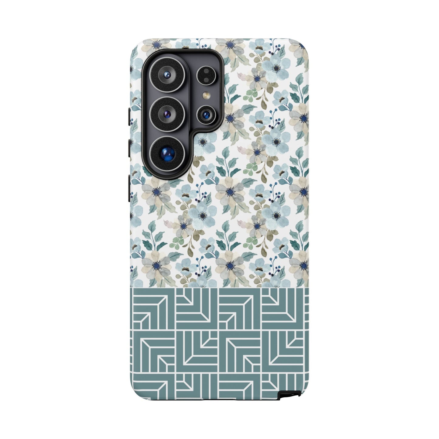 Boho Floral Tough Phone Case - iPhone 17 / 17 Air / 17 Pro Max, Samsung Galaxy S26 Plus Ultra | Matte & Glossy