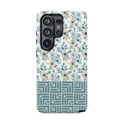 Boho Floral Tough Phone Case - iPhone 17 / 17 Air / 17 Pro Max, Samsung Galaxy S26 Plus Ultra | Matte & Glossy