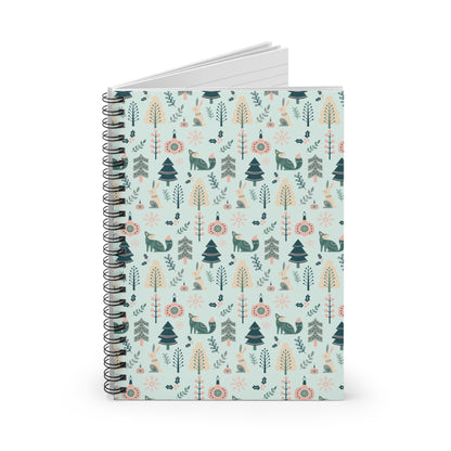 Whimsical Forest Spiral Notebook - Ruled Lines, Ideal for Journaling, Sketching, Nature Lovers, Eco-Friendly Gift, Perfect for Back to