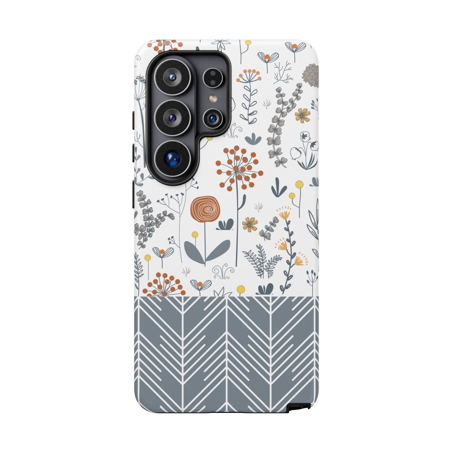 Boho Floral Phone Case - iPhone 17 Air / Pro Max, Samsung Galaxy S26, Google Pixel | Matte & Glossy