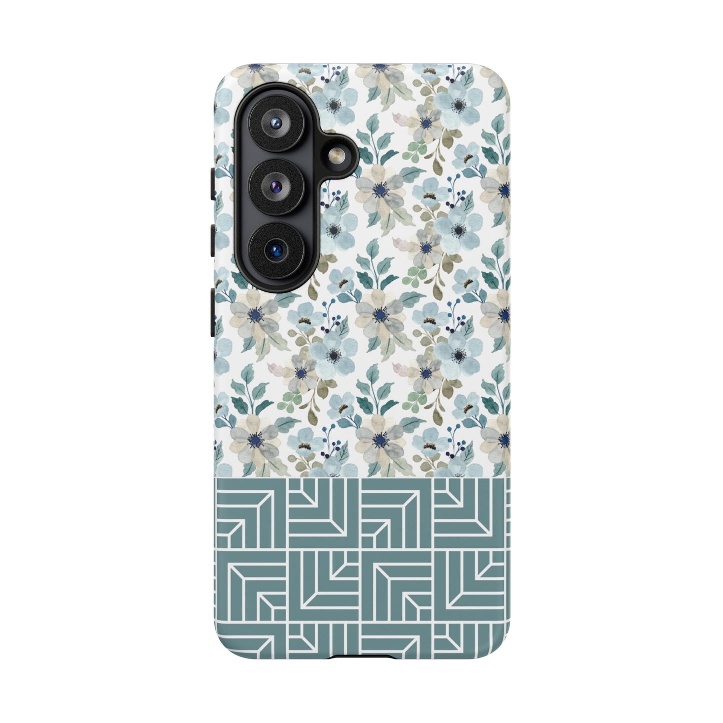 Boho Floral Tough Phone Case - iPhone 17 / 17 Air / 17 Pro Max, Samsung Galaxy S26 Plus Ultra | Matte & Glossy