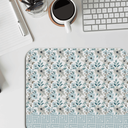 Floral Mouse Pad, Office Decor, Gift for Her, Workspace Accessory, Functional Art, Home Office Essentials
