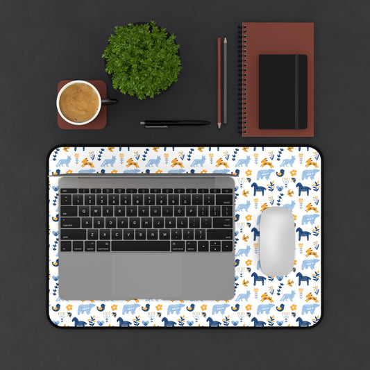 Whimsical Animal Desk Mat, Cute Office Mat for Home Decor, Perfect for Students, Gifts for Nature Lovers, Desk Accessories