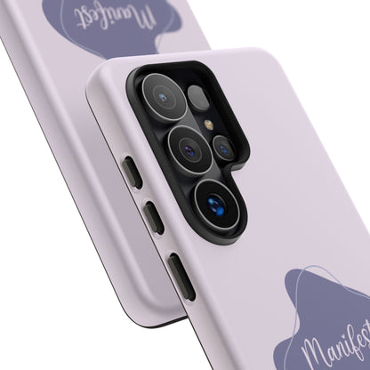 Manifest - Purple Boho Tough Phone Case - iPhone 17 / 17 Air / 17 Pro Max, Samsung Galaxy S26, Google Pixel | Matte & Glossy