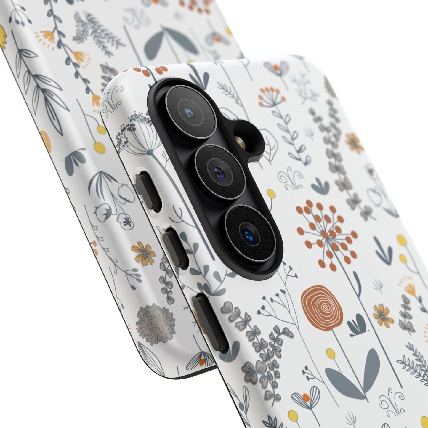 Boho Floral Phone Case - iPhone 17 Air / Pro Max, Samsung Galaxy S26, Google Pixel | Matte & Glossy