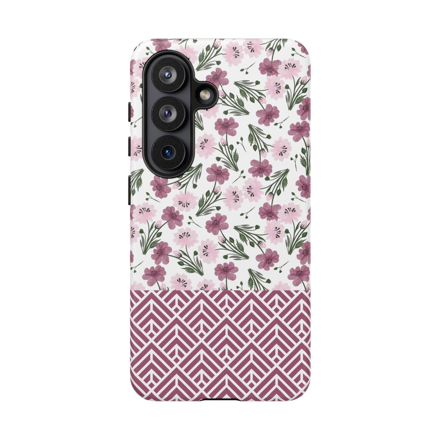 Floral Tough Phone Case - iPhone 17 / 17 Air / 17 Pro Max, Samsung Galaxy S26, Google Pixel | Matte & Glossy