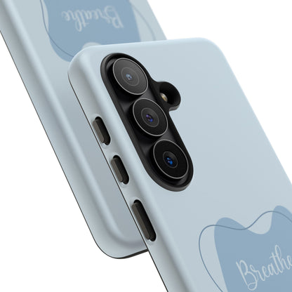 Calming Blue Boho Tough Phone Case - iPhone 17 / 17 Air / 17 Pro Max, Samsung Galaxy S26, Google Pixel | Matte & Glossy