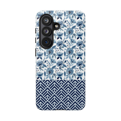Boho Floral Tough Phone Case - iPhone 17 / 17 Air / 17 Pro Max, Samsung Galaxy S26, Google Pixel | Matte & Glossy