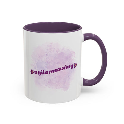 Agilemaxxing Mug, Funny Agile Project Manager Gift, Scrum Master Coffee Cup, Corporate Humor Mug, Gift for Women in Tech