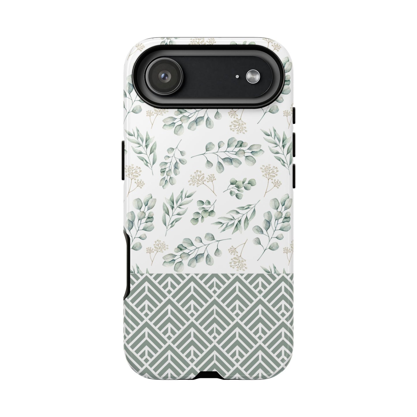 Sage Eucalyptus Floral Phone Case - iPhone 17 / 17 Air / 17 Pro Max, Samsung Galaxy S26, Google Pixel | Matte & Glossy