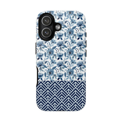 Boho Floral Tough Phone Case - iPhone 17 / 17 Air / 17 Pro Max, Samsung Galaxy S26, Google Pixel | Matte & Glossy