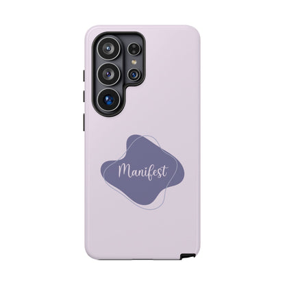 Manifest - Purple Boho Tough Phone Case - iPhone 17 / 17 Air / 17 Pro Max, Samsung Galaxy S26, Google Pixel | Matte & Glossy