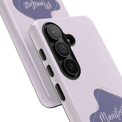 Manifest - Purple Boho Tough Phone Case - iPhone 17 / 17 Air / 17 Pro Max, Samsung Galaxy S26, Google Pixel | Matte & Glossy