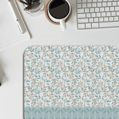 Floral Rectangle Mouse Pad for Home or Office, Office Decor, Gift for Her, Desk Accessories, Nature Inspired