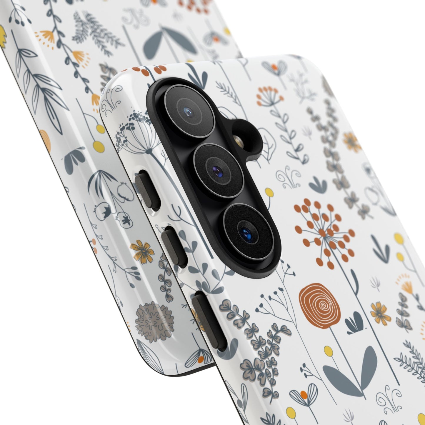 Boho Floral Phone Case - iPhone 17 Air / Pro Max, Samsung Galaxy S26, Google Pixel | Matte & Glossy