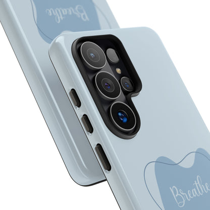 Calming Blue Boho Tough Phone Case - iPhone 17 / 17 Air / 17 Pro Max, Samsung Galaxy S26, Google Pixel | Matte & Glossy