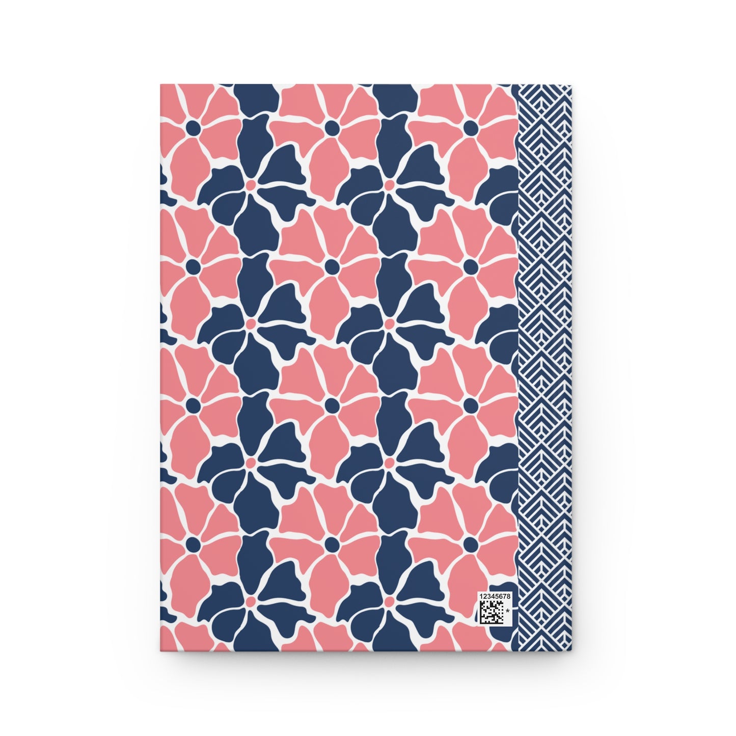 Groovy Retro Flowers Journal Hardcover Notebook, Vintage Floral Design