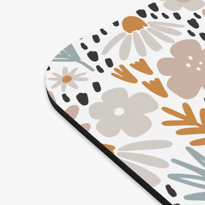 Floral Mouse Pad - Cute Desk Accessory, Office Gift, Decorative Mouse Mat, Laptop Essentials, Computer Decor