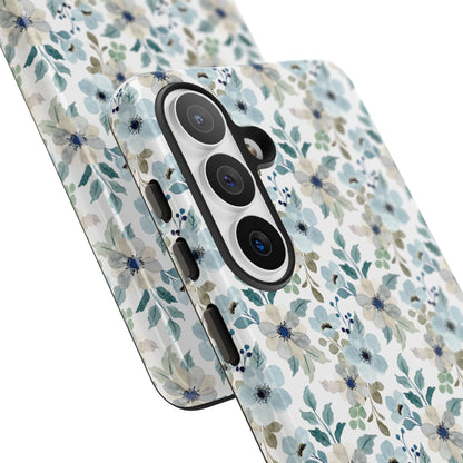 Boho Floral Tough Phone Case - iPhone 17 / 17 Air / 17 Pro Max, Samsung Galaxy S26 Plus Ultra | Matte & Glossy