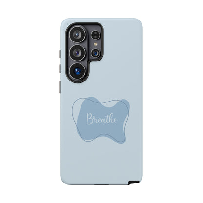 Calming Blue Boho Tough Phone Case - iPhone 17 / 17 Air / 17 Pro Max, Samsung Galaxy S26, Google Pixel | Matte & Glossy