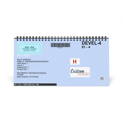 2025-2026 Academic Desk Calendar, August 2025 - July 2026, Planner for Students, Monthly Organizer, School Supplies, Home Office Decor
