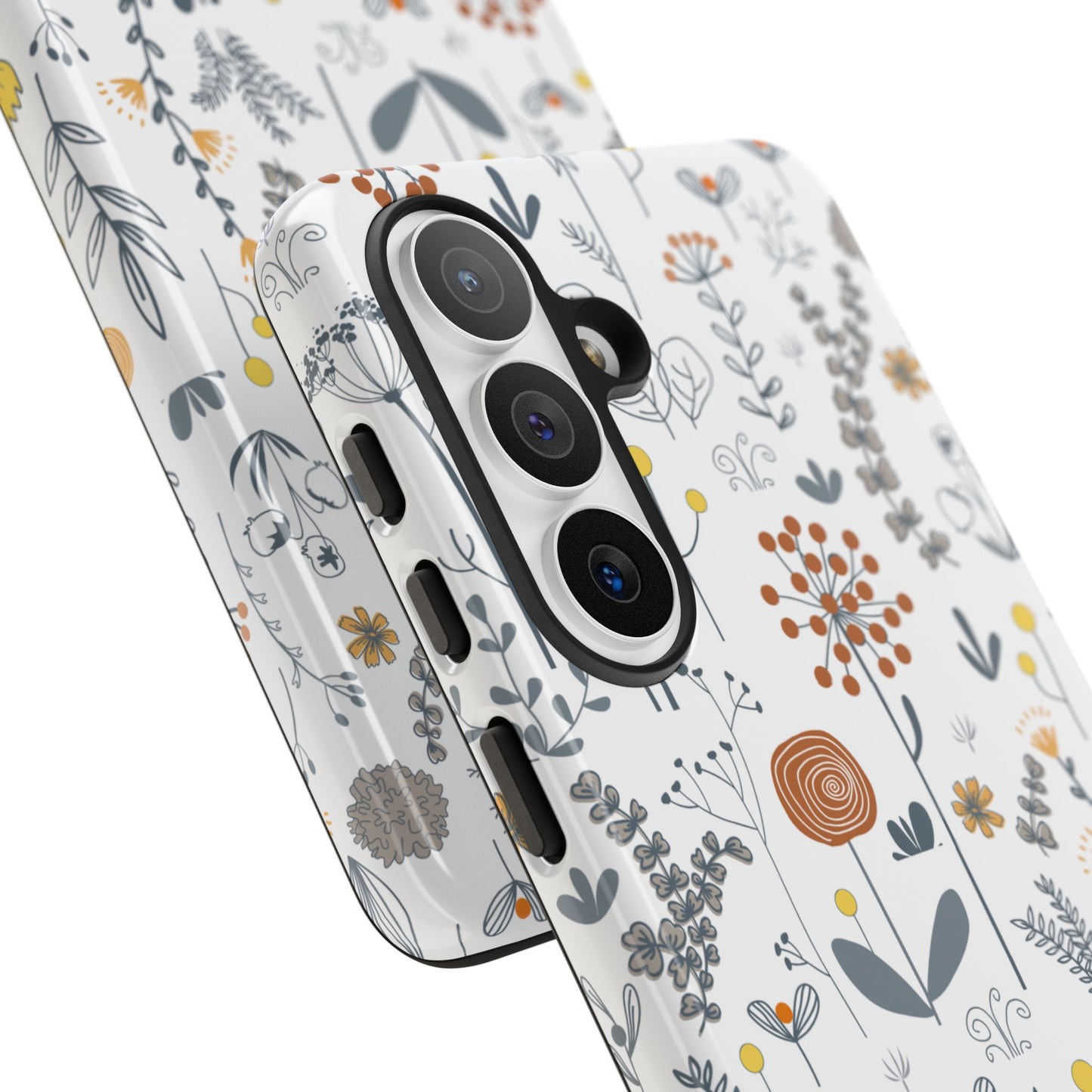 Boho Floral Phone Case - iPhone 17 Air / Pro Max, Samsung Galaxy S26, Google Pixel | Matte & Glossy