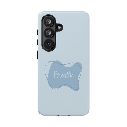 Calming Blue Boho Tough Phone Case - iPhone 17 / 17 Air / 17 Pro Max, Samsung Galaxy S26, Google Pixel | Matte & Glossy