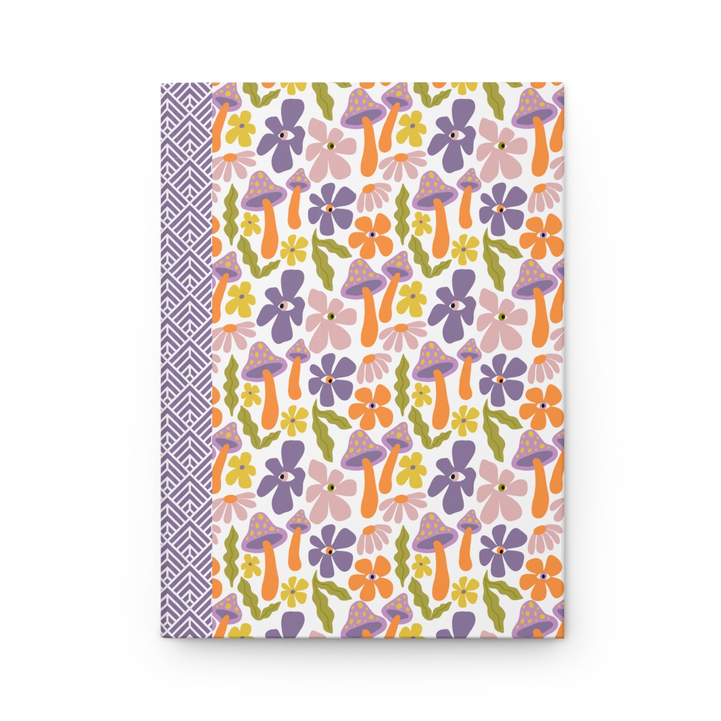 Groovy Garden Journal | Retro Doodle Hardcover Notebook