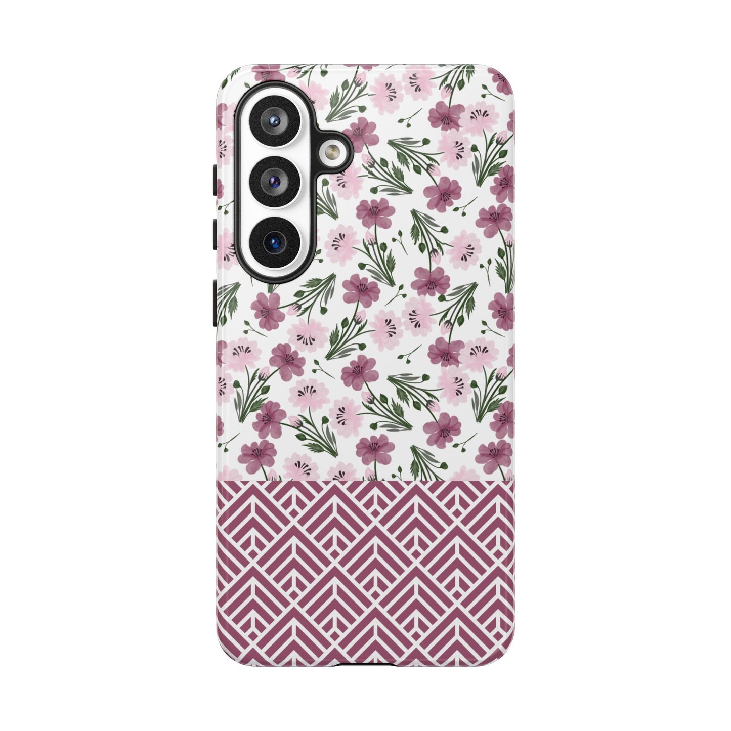 Floral Tough Phone Case - iPhone 17 / 17 Air / 17 Pro Max, Samsung Galaxy S26, Google Pixel | Matte & Glossy