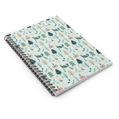 Whimsical Forest Spiral Notebook - Ruled Lines, Ideal for Journaling, Sketching, Nature Lovers, Eco-Friendly Gift, Perfect for Back to