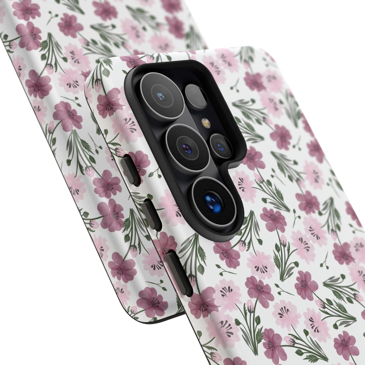 Floral Tough Phone Case - iPhone 17 / 17 Air / 17 Pro Max, Samsung Galaxy S26, Google Pixel | Matte & Glossy