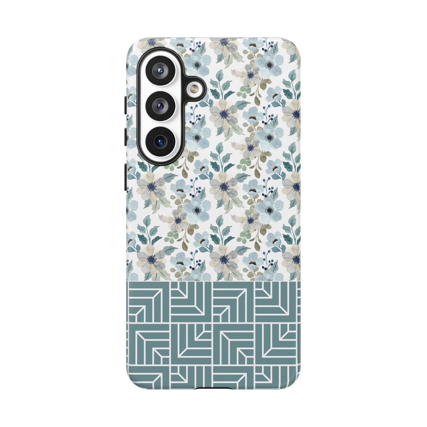 Boho Floral Tough Phone Case - iPhone 17 / 17 Air / 17 Pro Max, Samsung Galaxy S26 Plus Ultra | Matte & Glossy