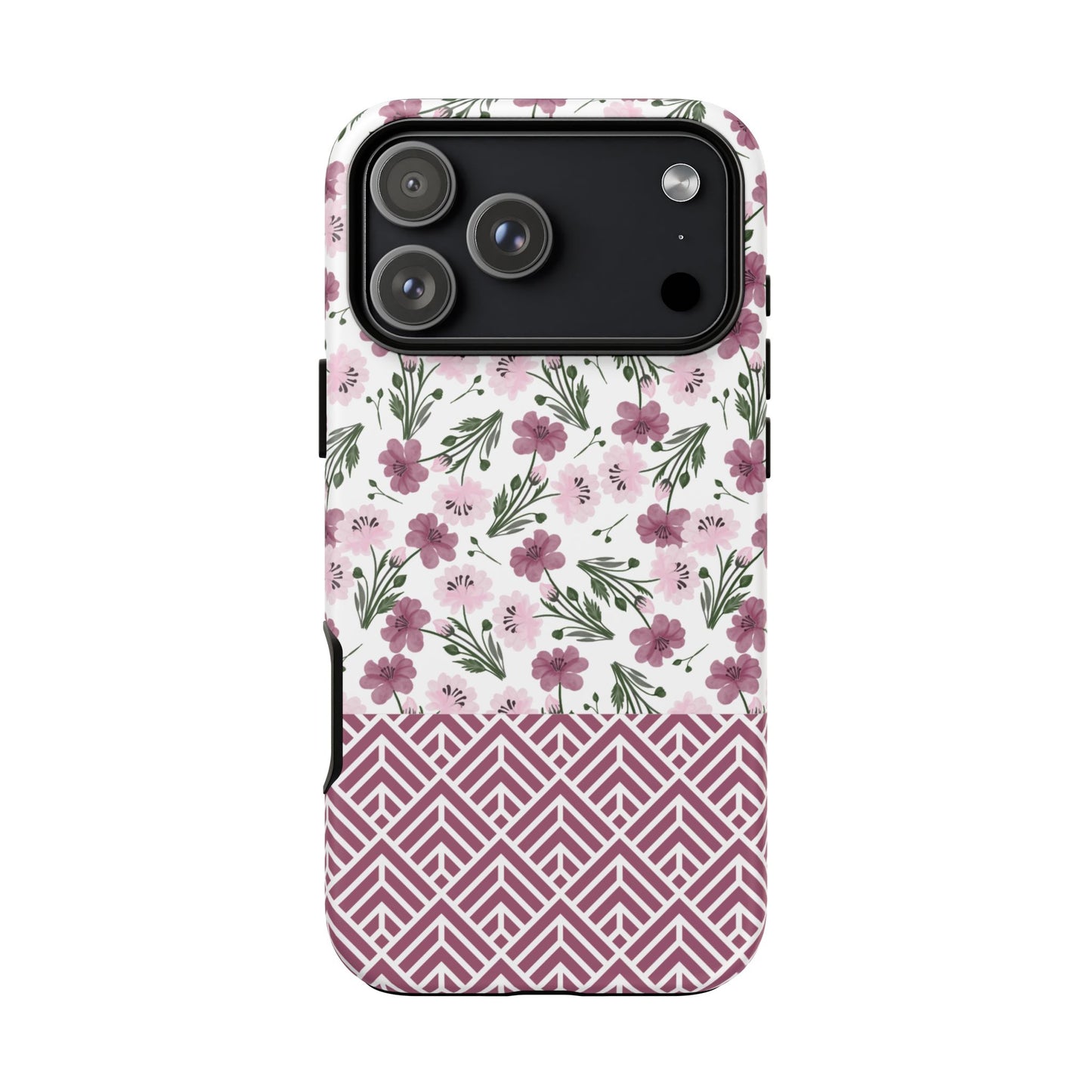 Floral Tough Phone Case - iPhone 17 / 17 Air / 17 Pro Max, Samsung Galaxy S26, Google Pixel | Matte & Glossy