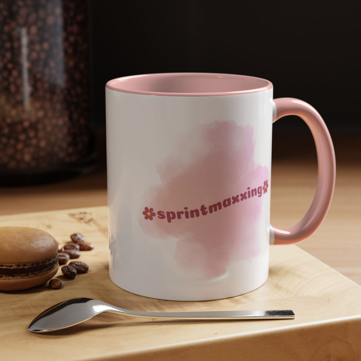 Funny Project Manager Gift, Agile Scrum Master Coffee Cup, Pink Corporate Humor Mug, Gift for Women in Tech | Sprintmaxxing