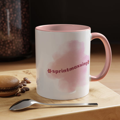 Funny Project Manager Gift, Agile Scrum Master Coffee Cup, Pink Corporate Humor Mug, Gift for Women in Tech | Sprintmaxxing