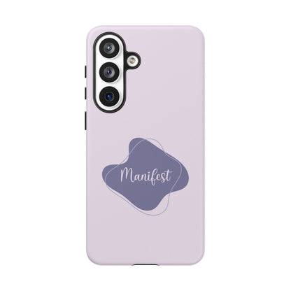 Manifest - Purple Boho Tough Phone Case - iPhone 17 / 17 Air / 17 Pro Max, Samsung Galaxy S26, Google Pixel | Matte & Glossy