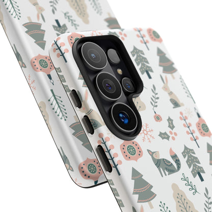 Scandinavian Folk Art Phone Case - iPhone 17 / 17 Air / 17 Pro Max, Samsung Galaxy S26, Google Pixel | Matte & Glossy