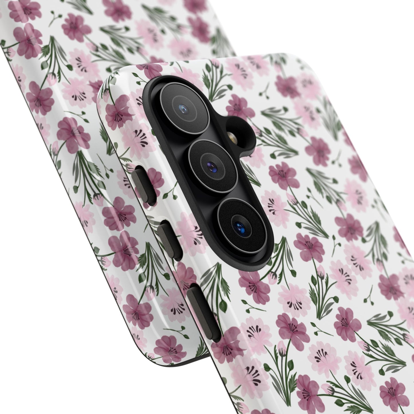 Floral Tough Phone Case - iPhone 17 / 17 Air / 17 Pro Max, Samsung Galaxy S26, Google Pixel | Matte & Glossy