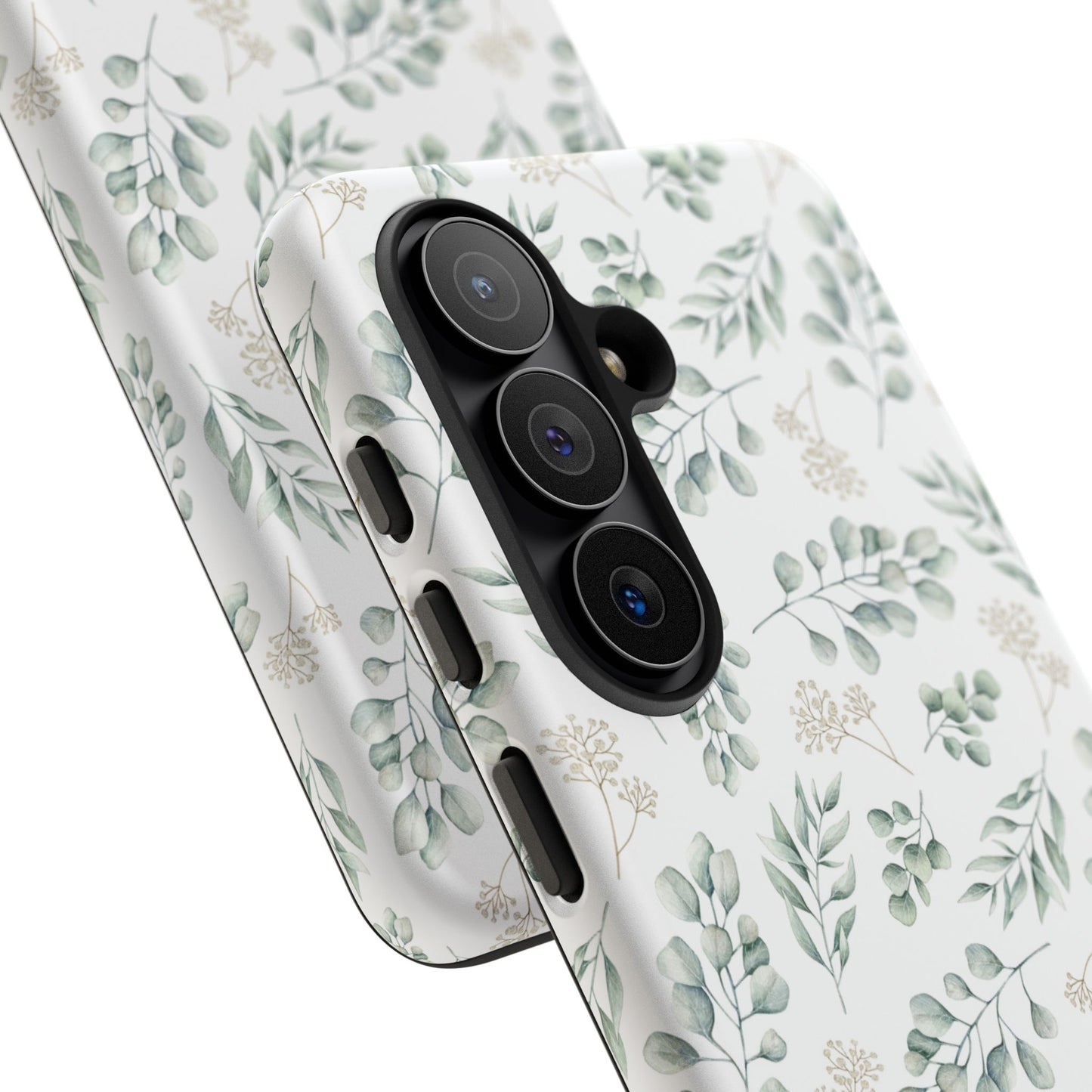 Sage Eucalyptus Floral Phone Case - iPhone 17 / 17 Air / 17 Pro Max, Samsung Galaxy S26, Google Pixel | Matte & Glossy