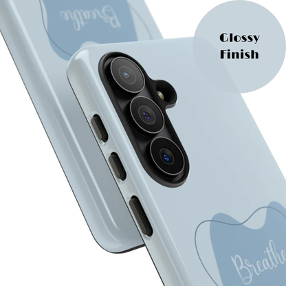 Calming Blue Boho Tough Phone Case - iPhone 17 / 17 Air / 17 Pro Max, Samsung Galaxy S26, Google Pixel | Matte & Glossy
