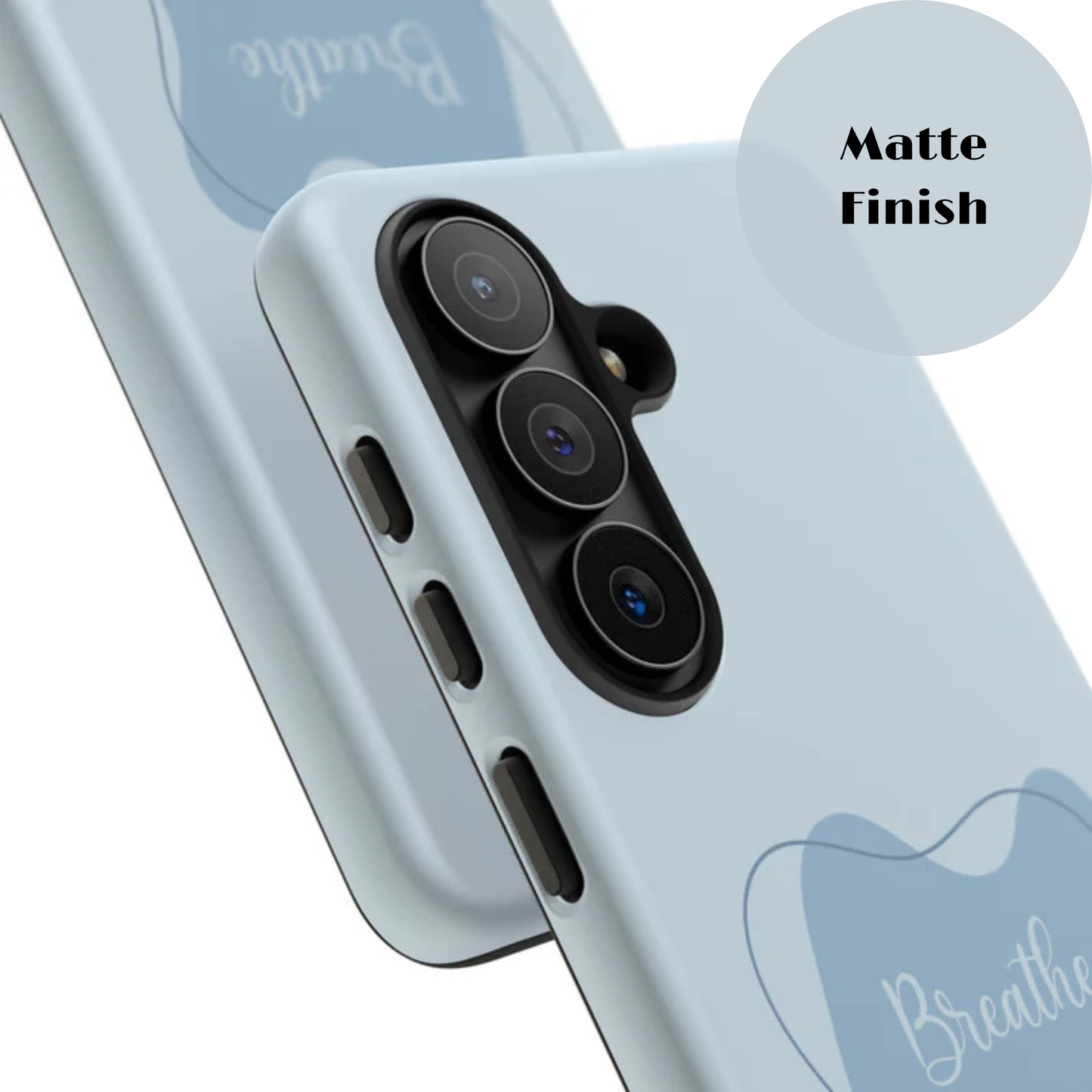 Calming Blue Boho Tough Phone Case - iPhone 17 / 17 Air / 17 Pro Max, Samsung Galaxy S26, Google Pixel | Matte & Glossy