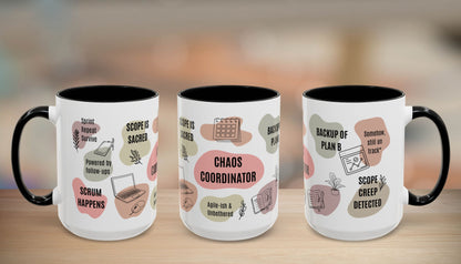 Chaos Coordinator Coffee Mug, Agile-Inspired Office Humor, Gift for Project Managers, Scrum Masters