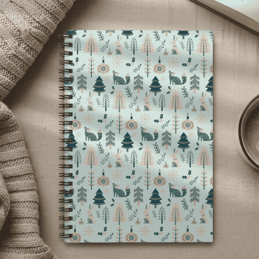 Whimsical Forest Spiral Notebook - Ruled Lines, Ideal for Journaling, Sketching, Nature Lovers, Eco-Friendly Gift, Perfect for Back to
