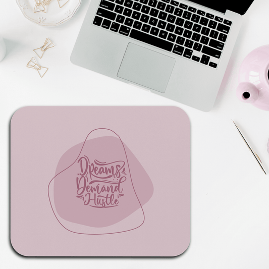 Inspirational Mouse Pad with 'Dreams Demand Hustle' Design, Office Decor, Gift for Creatives, Motivational Desk Accessory, Work From [...]