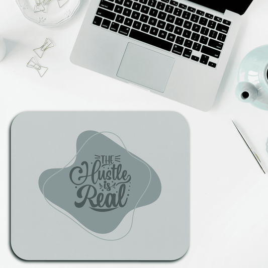 Stylish Hustle Mouse Pad | Motivational Desk Accessory, Office Gift, Work from Home Decor, Unique Gift for Entrepreneurs