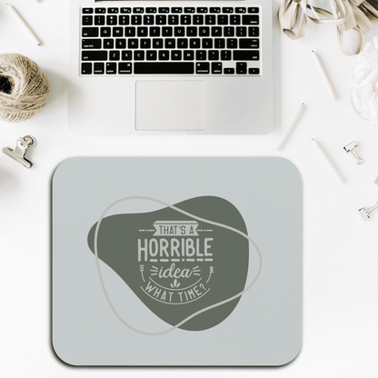 Funny Office Mouse Pad - Quirky Gift for Entrepreneurs, Humor Desk Accessory, Work From Home Essential, Inspirational Office Decor