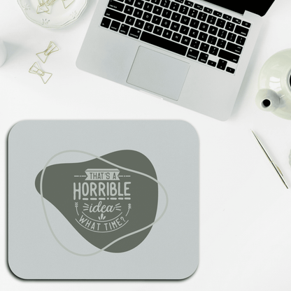 Funny Office Mouse Pad - Quirky Gift for Entrepreneurs, Humor Desk Accessory, Work From Home Essential, Inspirational Office Decor