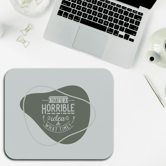 Funny Office Mouse Pad - Quirky Gift for Entrepreneurs, Humor Desk Accessory, Work From Home Essential, Inspirational Office Decor