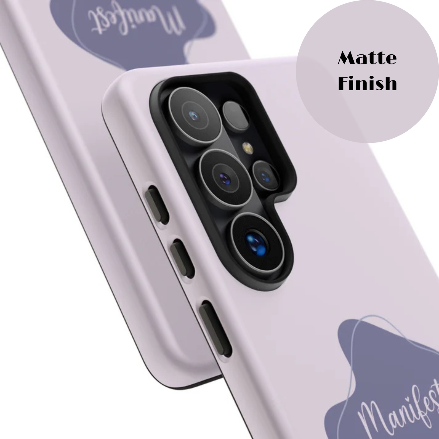 Manifest - Purple Boho Tough Phone Case - iPhone 17 / 17 Air / 17 Pro Max, Samsung Galaxy S26, Google Pixel | Matte & Glossy