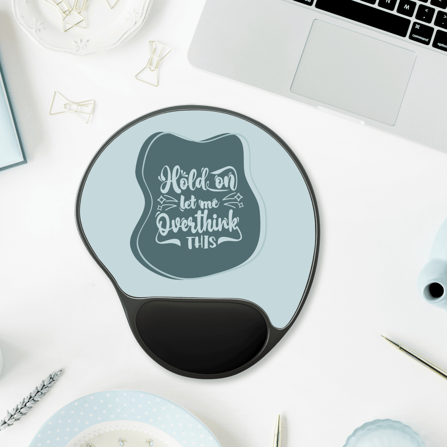 Mouse Pad with Wrist Rest - Perfect for Home Office, Gifts, or Study Sessions | Cute Desk Accessory | Comfortable Gaming Pad | [...]
